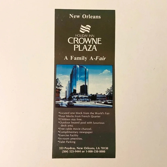 Vintage New Orleans Tour Brochures Holiday Inn Crowne Plaza and Jazz Festival - Picture 6 of 16